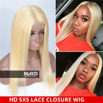 HD 613 5*5 Swiss Lace Closure Wig - MILAN HAIR DESIRE